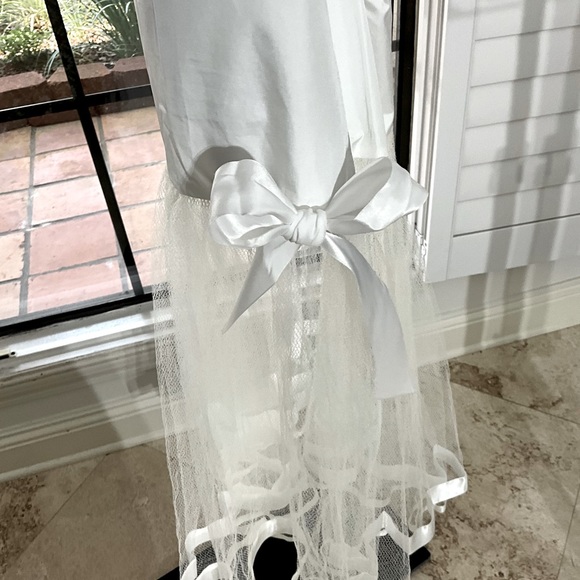 Excellent Emil Bole Formal Tulle Slip w/ Satin Ribbon / Bow M - L. ⚠️Firm Price - Picture 2 of 5